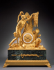 Empire Mantel Clock, Jason with the Golden Fleece. Signed Ledure & Hemon.